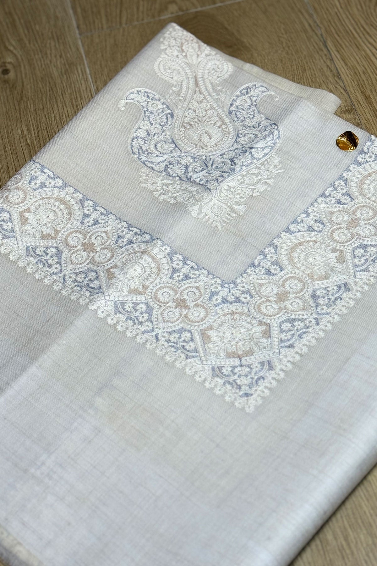 HOOK EMBROIDERED PASHMINA SHAWL