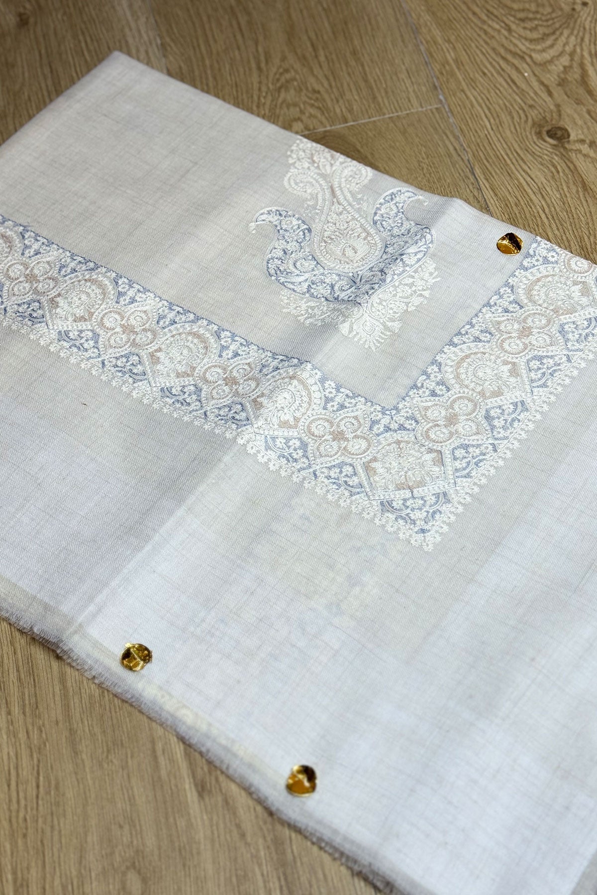 HOOK EMBROIDERED PASHMINA SHAWL