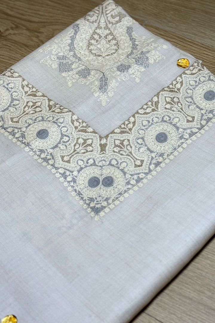 HOOK EMBROIDERED PASHMINA SHAWL