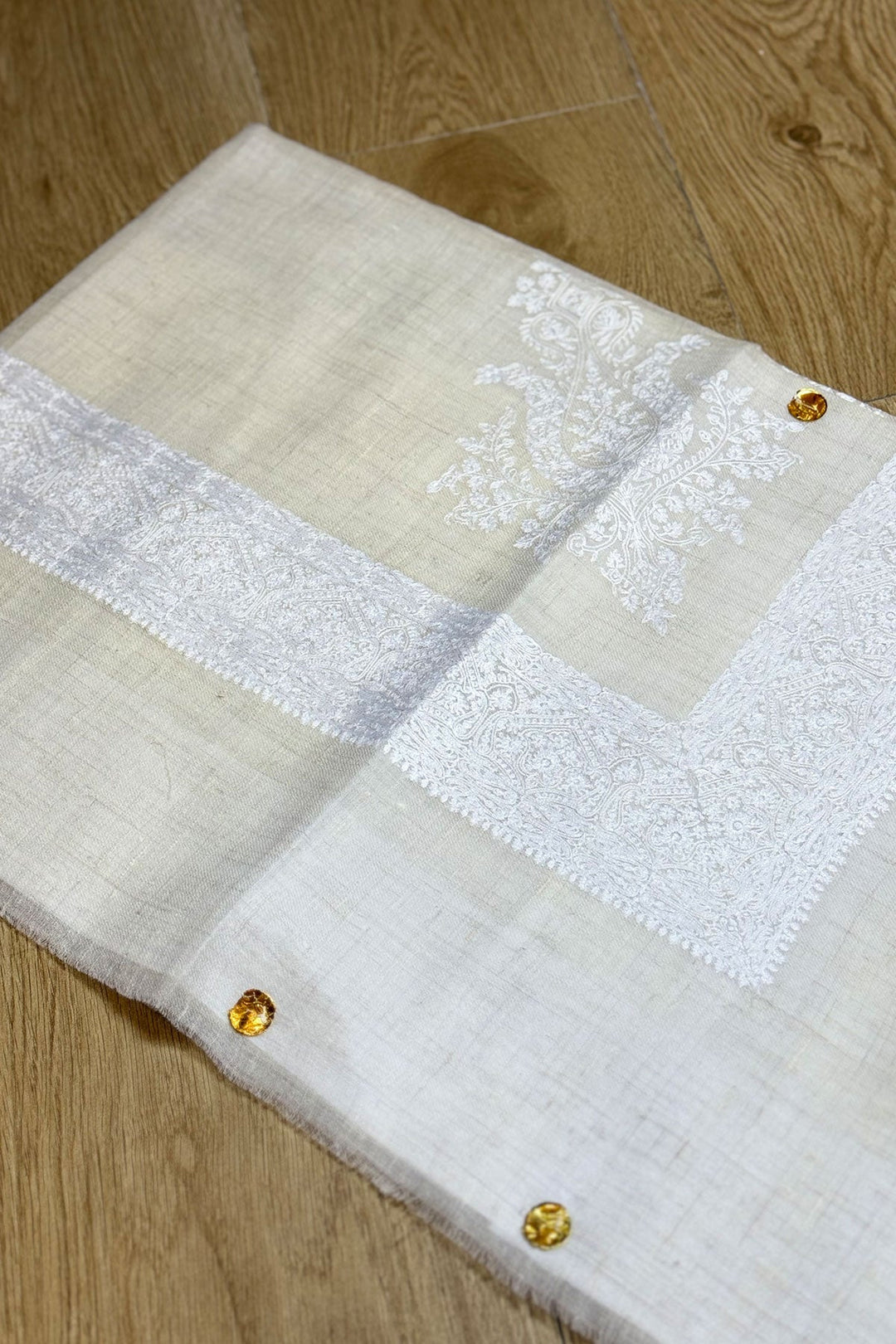 HOOK EMBROIDERED PASHMINA SHAWL