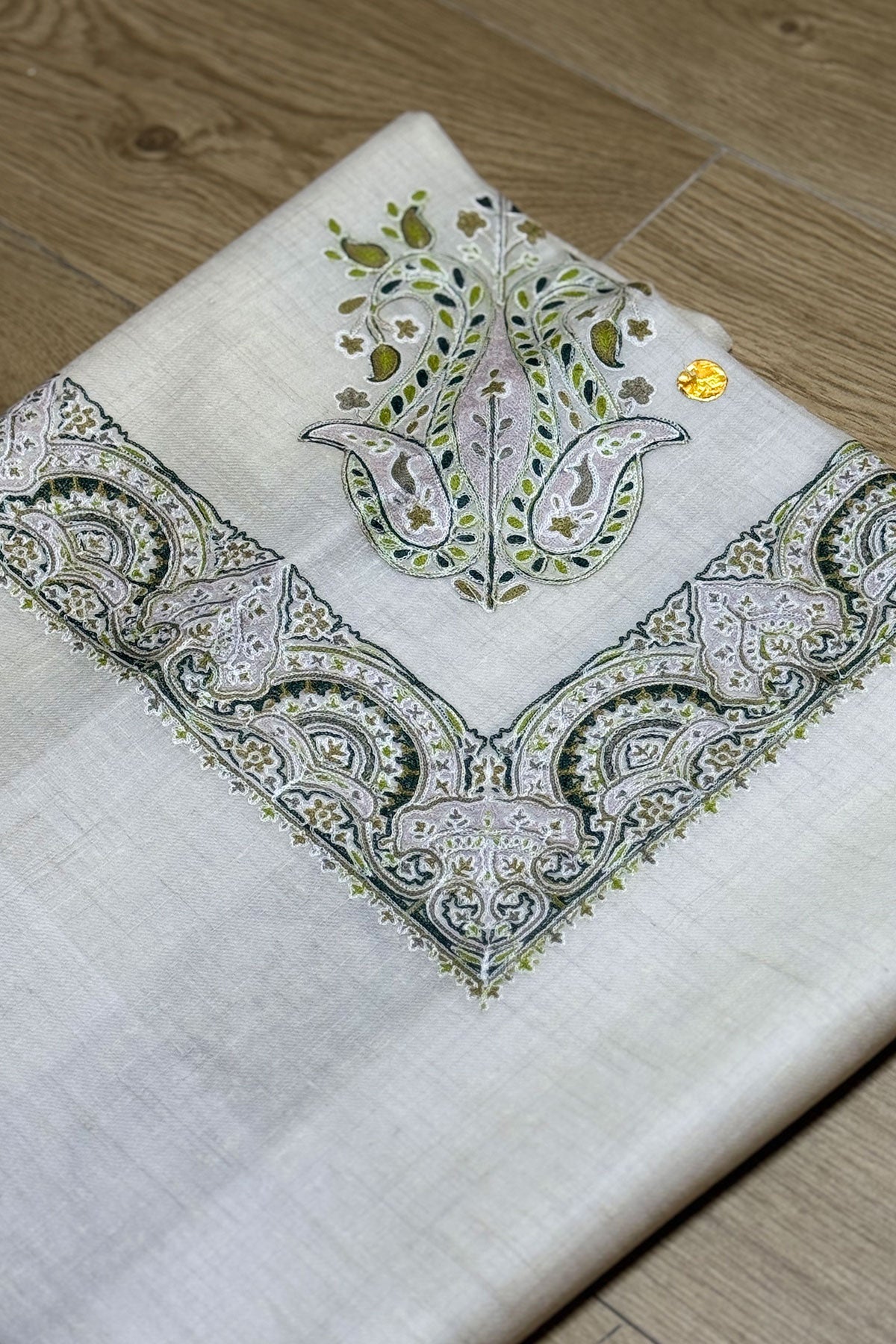 HOOK EMBROIDERED PASHMINA SHAWL