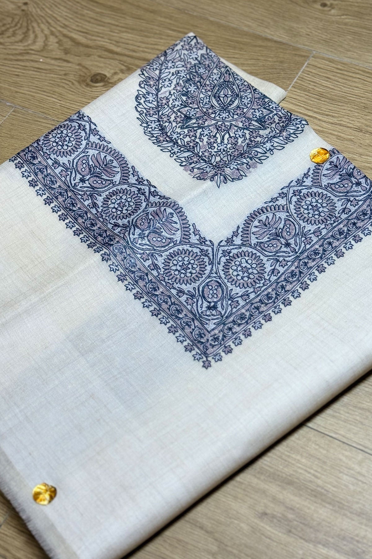 HOOK EMBROIDERED PASHMINA SHAWL