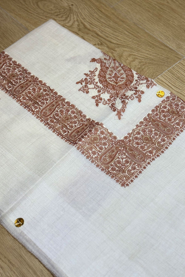 HOOK EMBROIDERED PASHMINA SHAWL