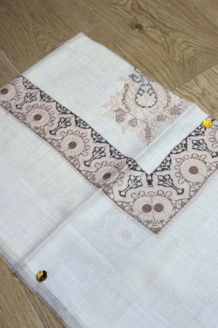 HOOK EMBROIDERED PASHMINA SHAWL
