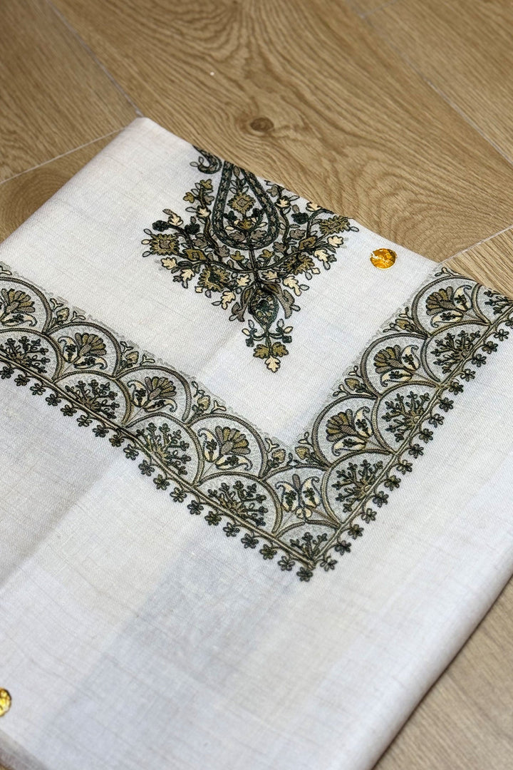 HOOK EMBROIDERED PASHMINA SHAWL