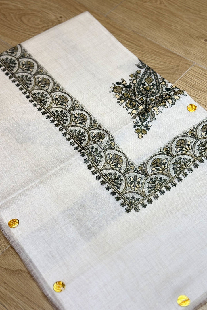 HOOK EMBROIDERED PASHMINA SHAWL