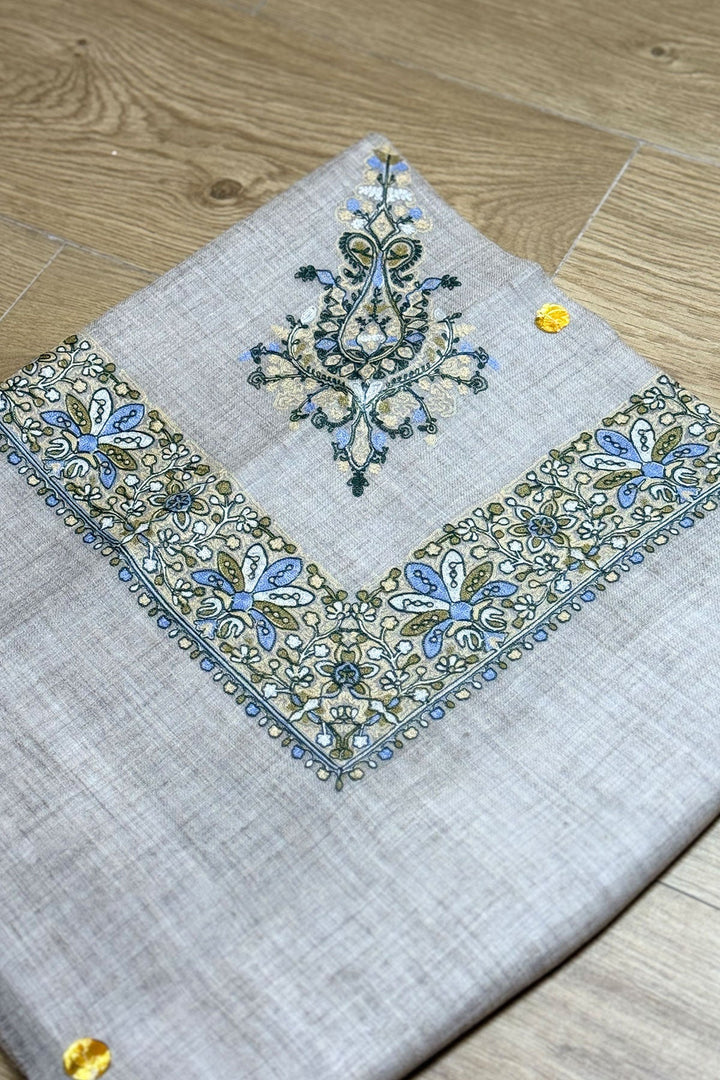HOOK EMBROIDERED PASHMINA SHAWL
