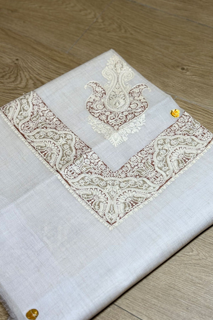 HOOK EMBROIDERED PASHMINA SHAWL