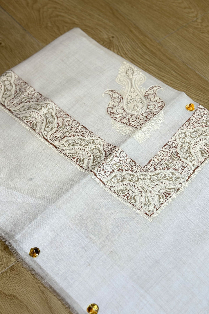 HOOK EMBROIDERED PASHMINA SHAWL