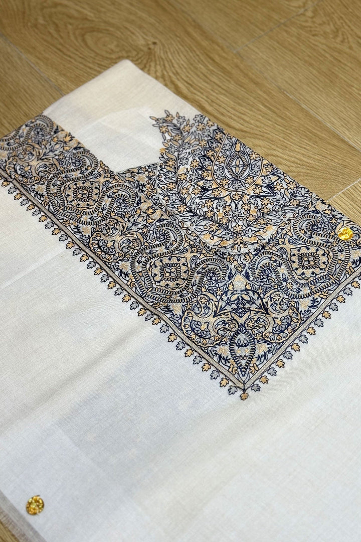 HOOK EMBROIDERED PASHMINA SHAWL
