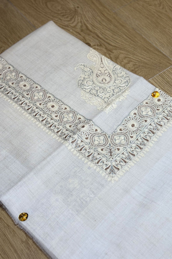 HOOK EMBROIDERED PASHMINA SHAWL