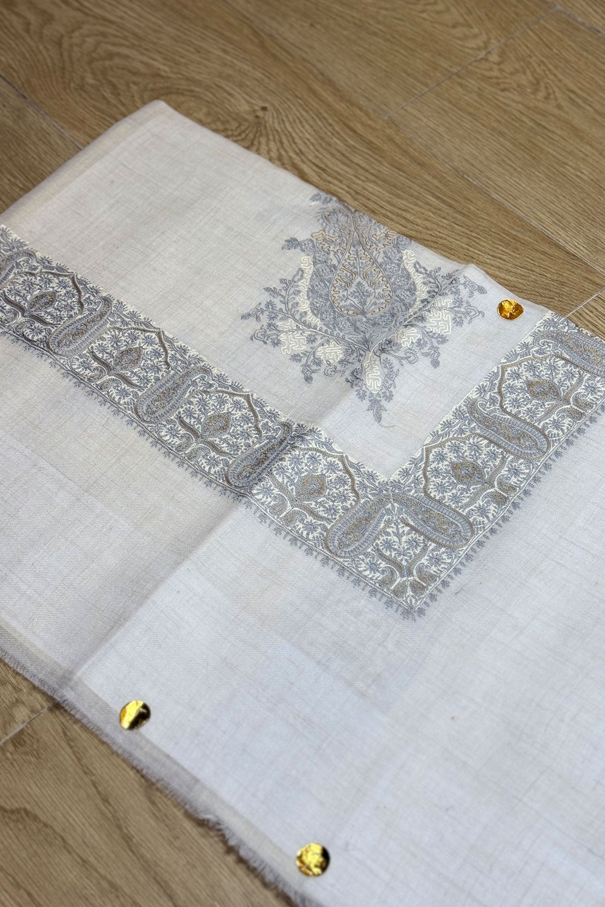 HOOK EMBROIDERED PASHMINA SHAWL