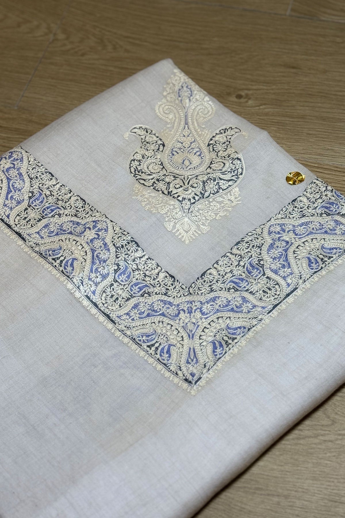 HOOK EMBROIDERED PASHMINA SHAWL