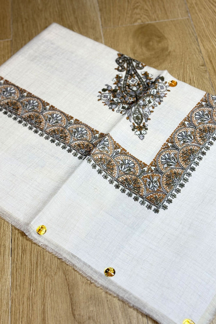 HOOK EMBROIDERED PASHMINA SHAWL