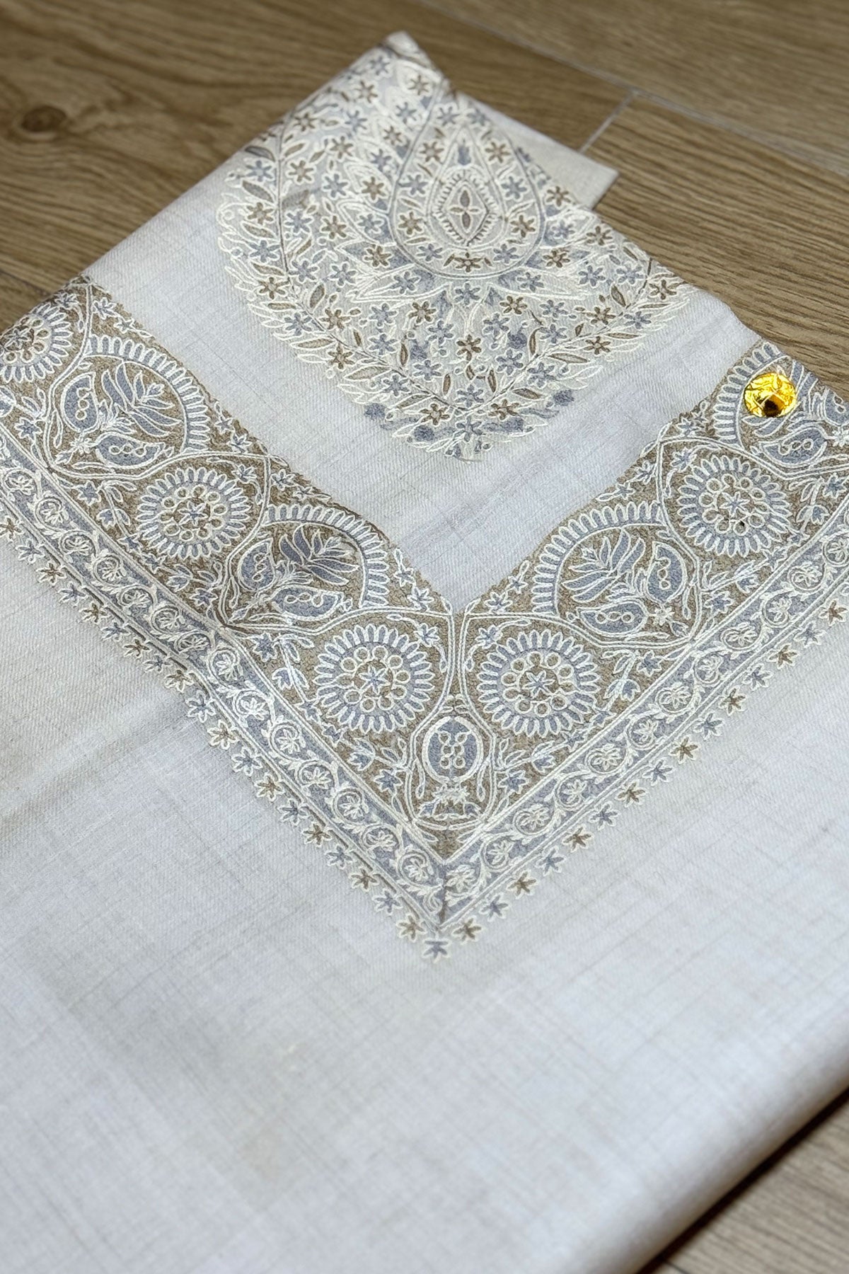 HOOK EMBROIDERED PASHMINA SHAWL