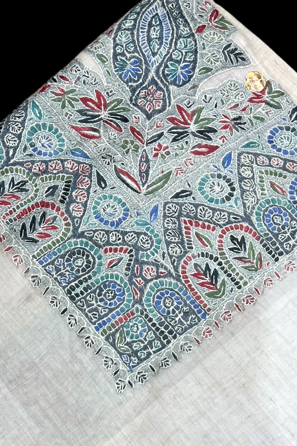 HAND EMBROIDERED PASHMINA SHAWL