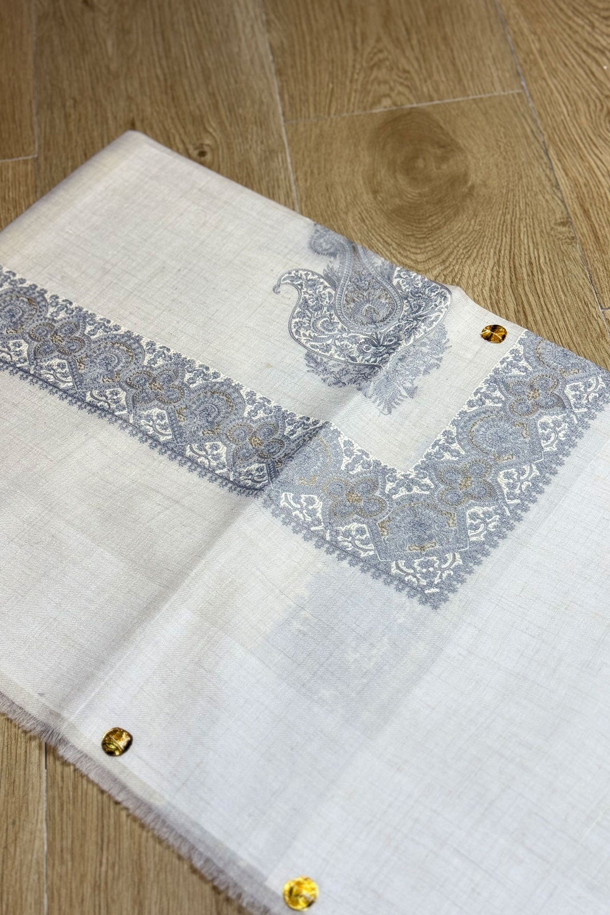 HOOK EMBROIDERED PASHMINA SHAWL