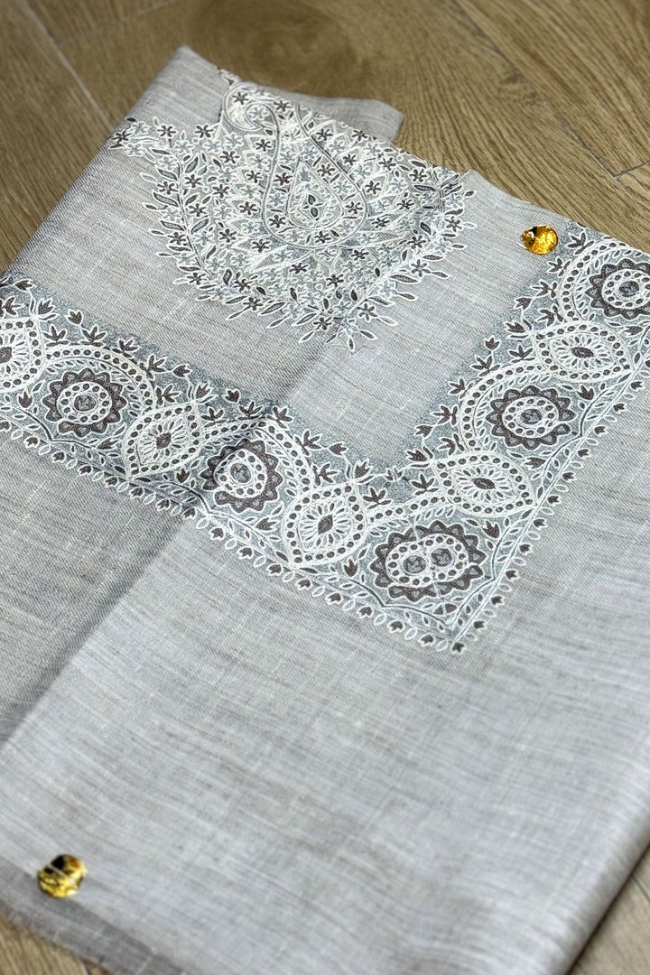 HOOK EMBROIDERED PASHMINA SHAWL
