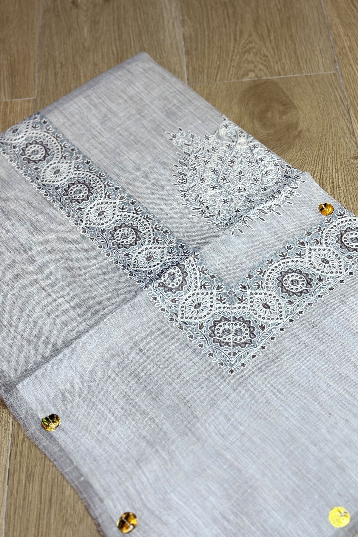 HOOK EMBROIDERED PASHMINA SHAWL