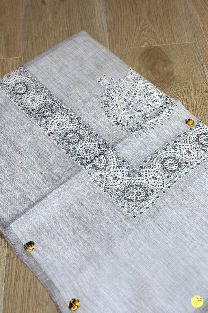 HOOK EMBROIDERED PASHMINA SHAWL