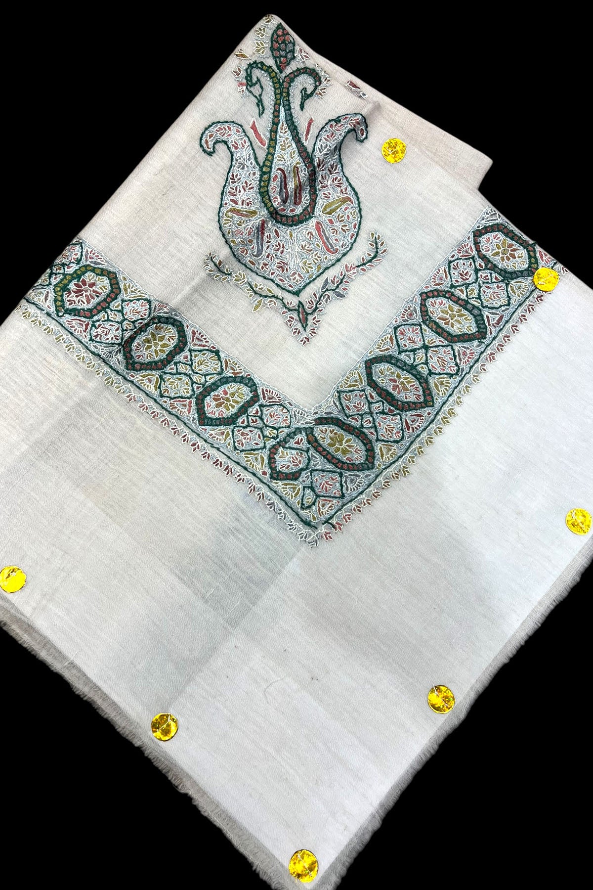 HAND EMBROIDERED PASHMINA SHAWL