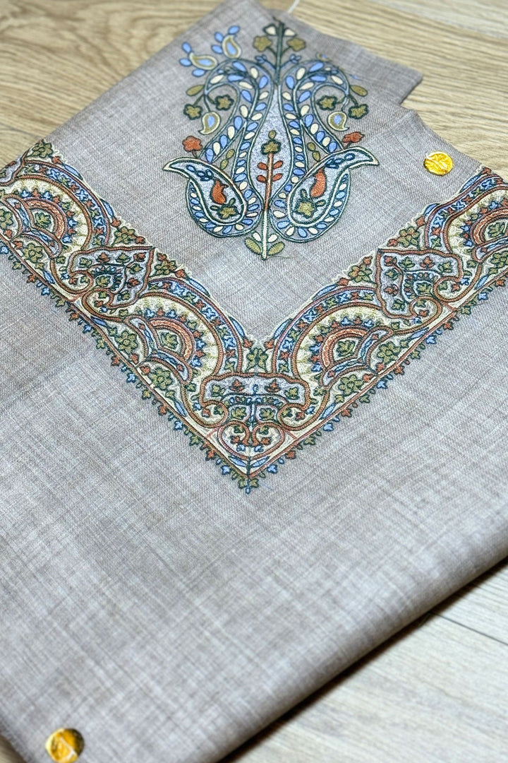 HOOK EMBROIDERED PASHMINA SHAWL