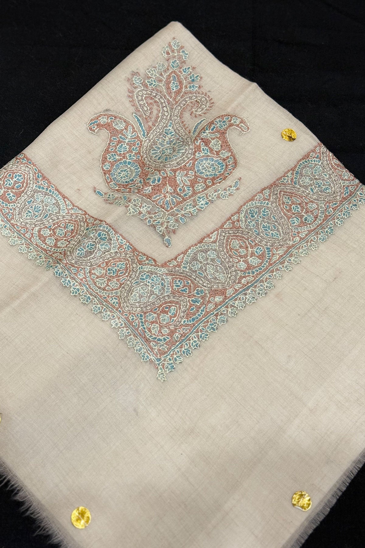 HAND EMBROIDERED PASHMINA SHAWL