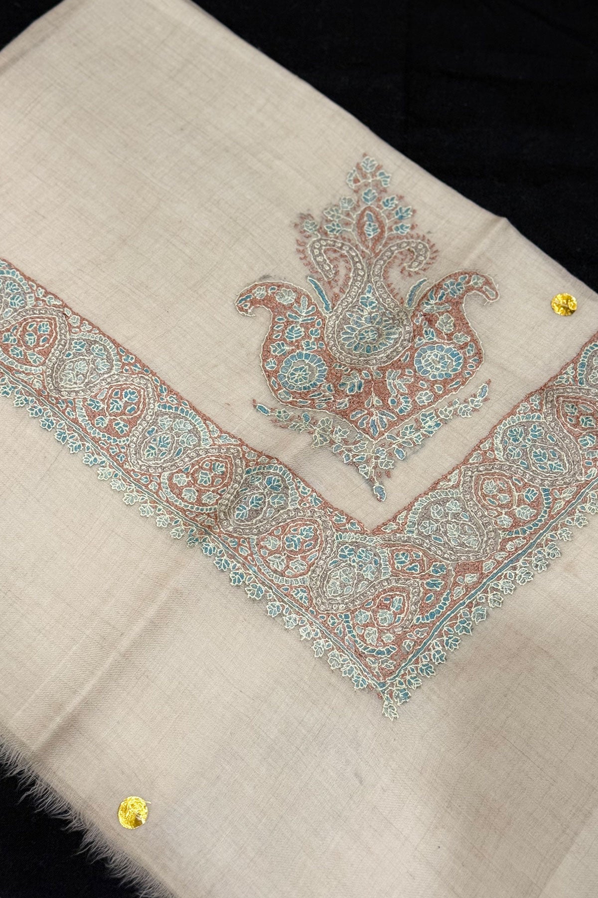 HAND EMBROIDERED PASHMINA SHAWL