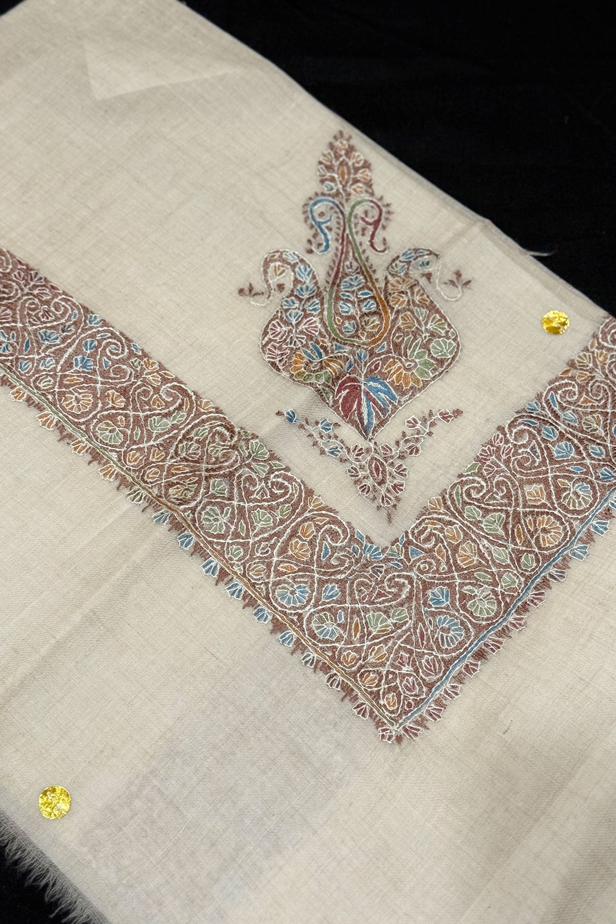 HAND EMBROIDERED PASHMINA SHAWL