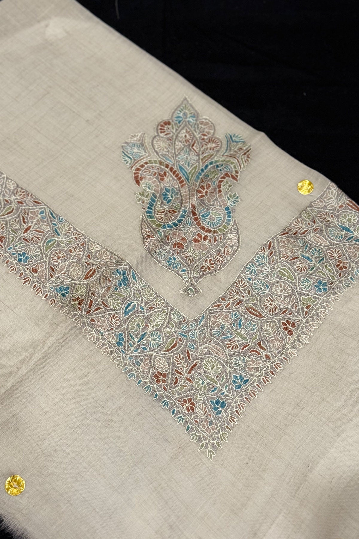 HAND EMBROIDERED PASHMINA SHAWL