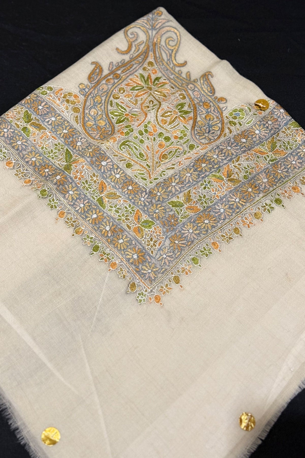 HAND EMBROIDERED PASHMINA SHAWL