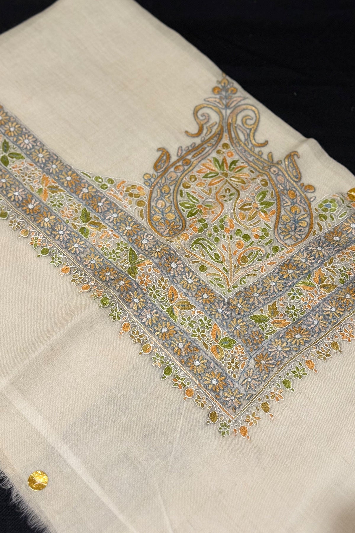 HAND EMBROIDERED PASHMINA SHAWL