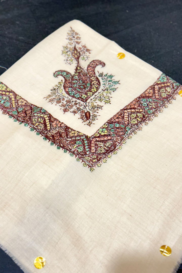 HAND EMBROIDERED PASHMINA SHAWL