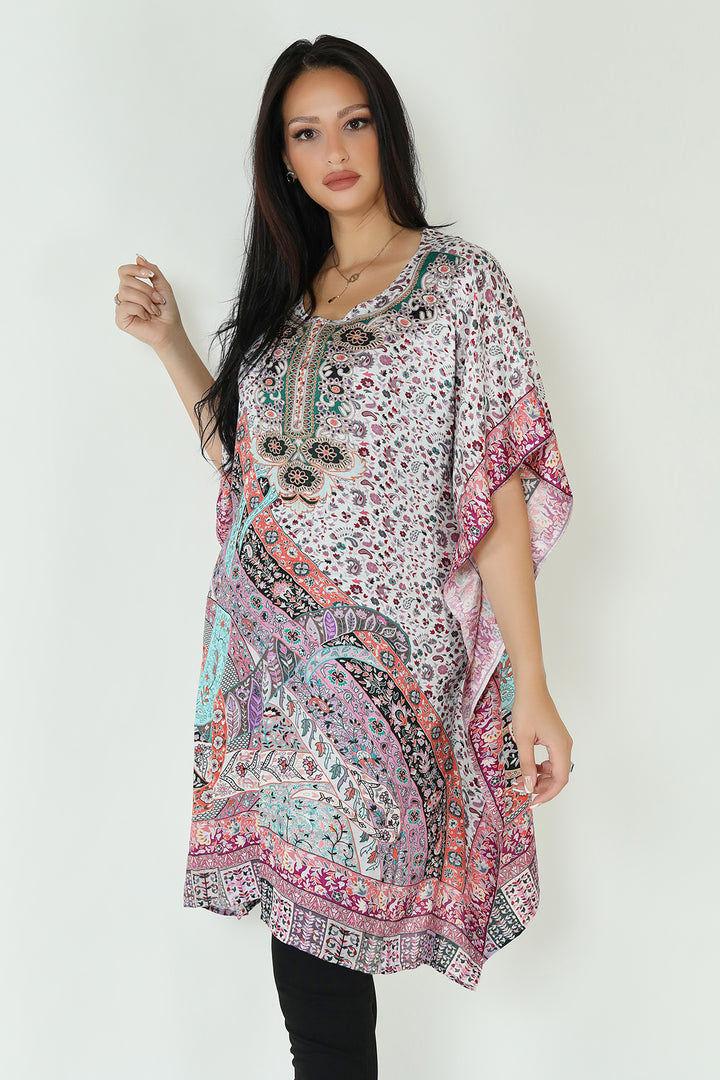 Kalamkari Design Ladies Kaftan