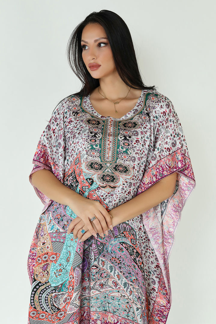 Kalamkari Design Ladies Kaftan