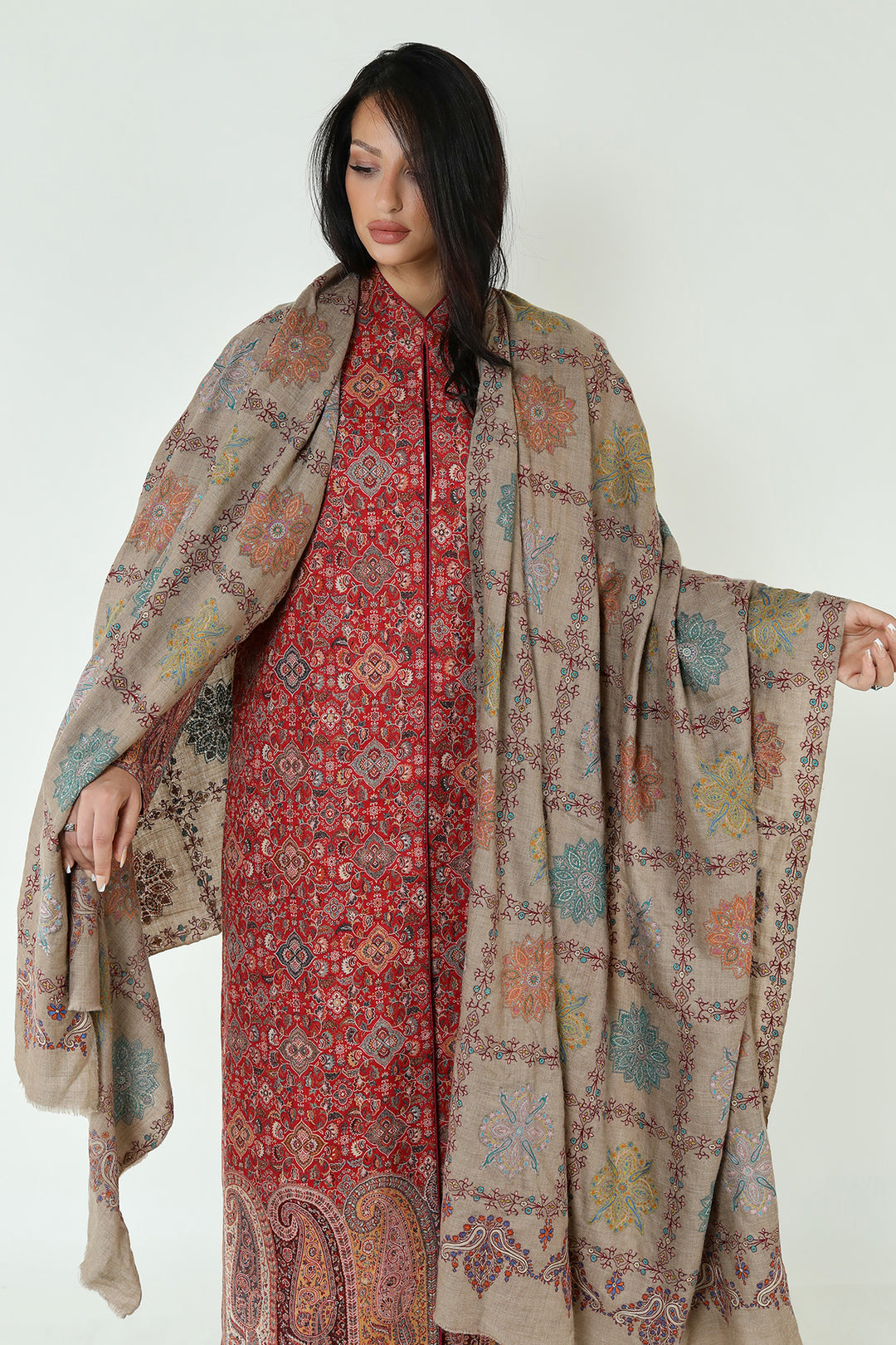 Pashmina Kalamkari Shawl