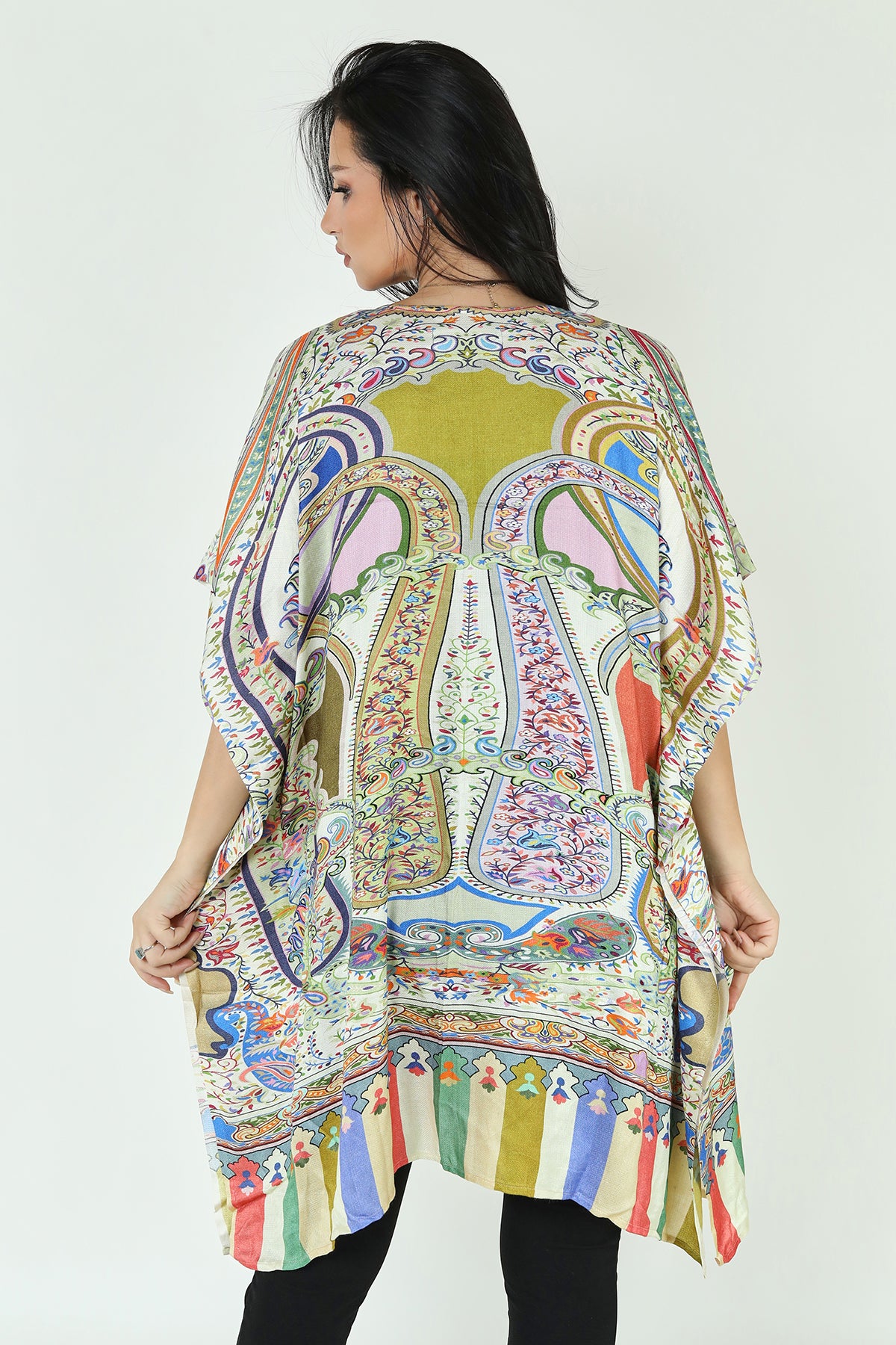 Kalamkari Design Ladies Kaftan