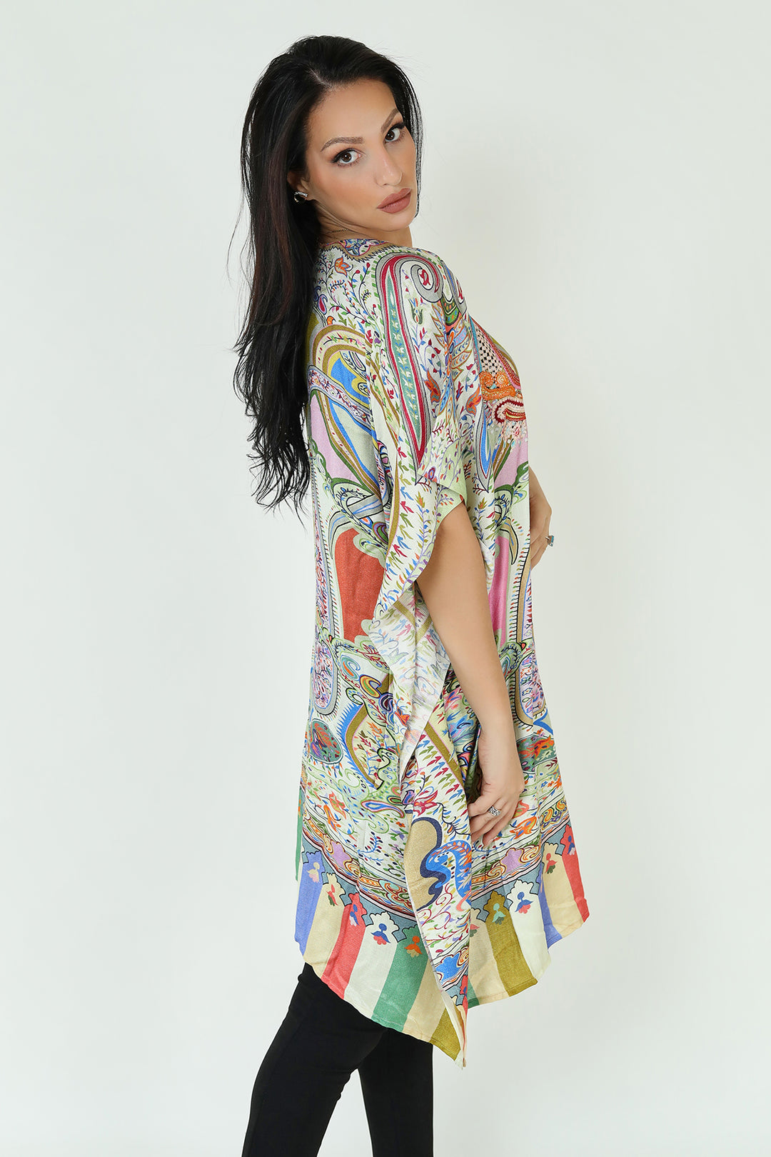 Kalamkari Design Ladies Kaftan