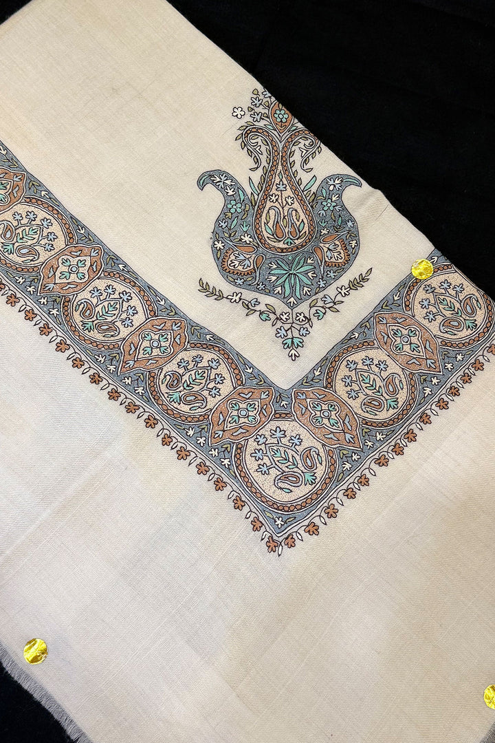 HAND EMBROIDERED PASHMINA SHAWL