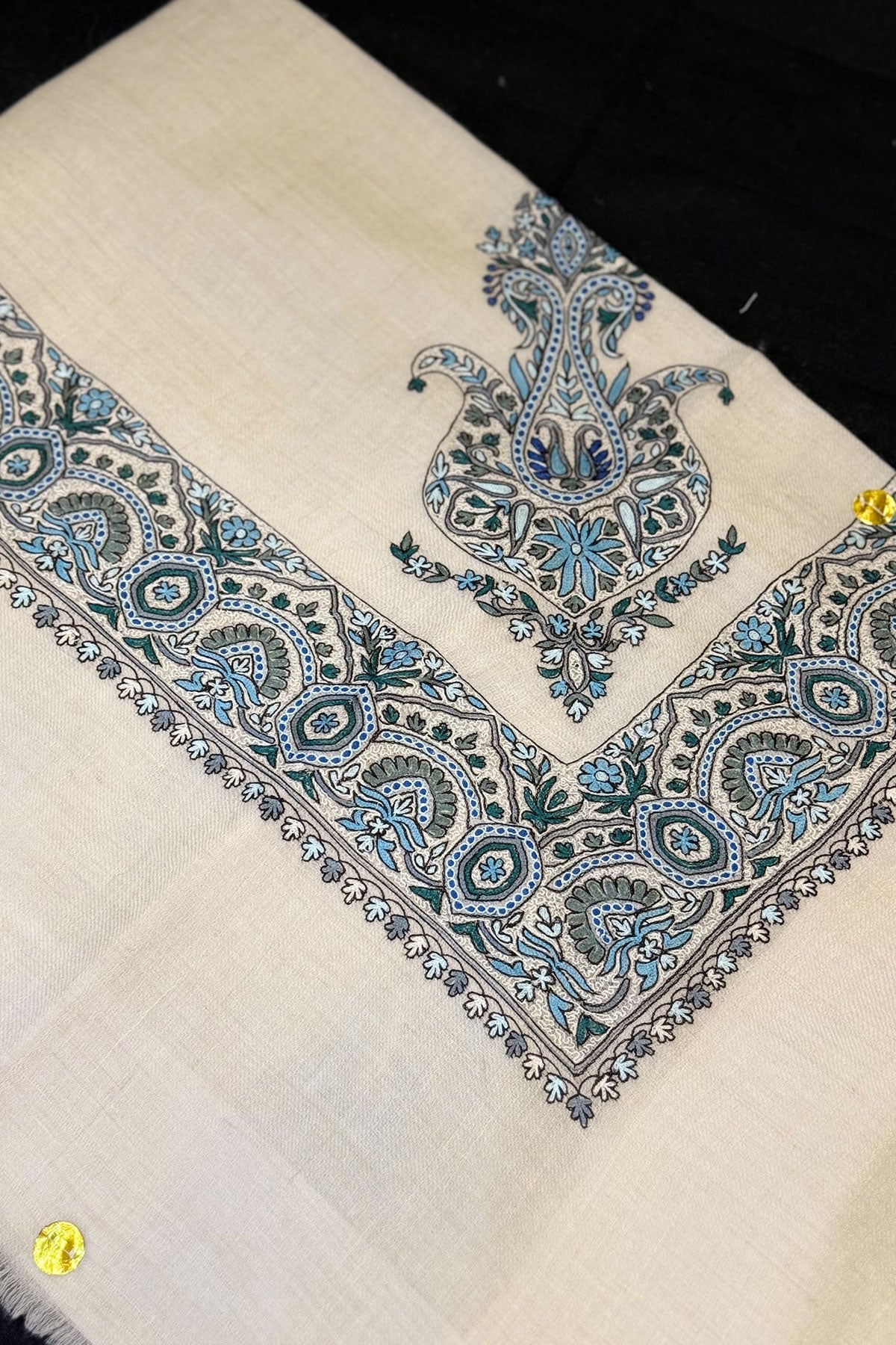 HAND EMBROIDERED PASHMINA SHAWL