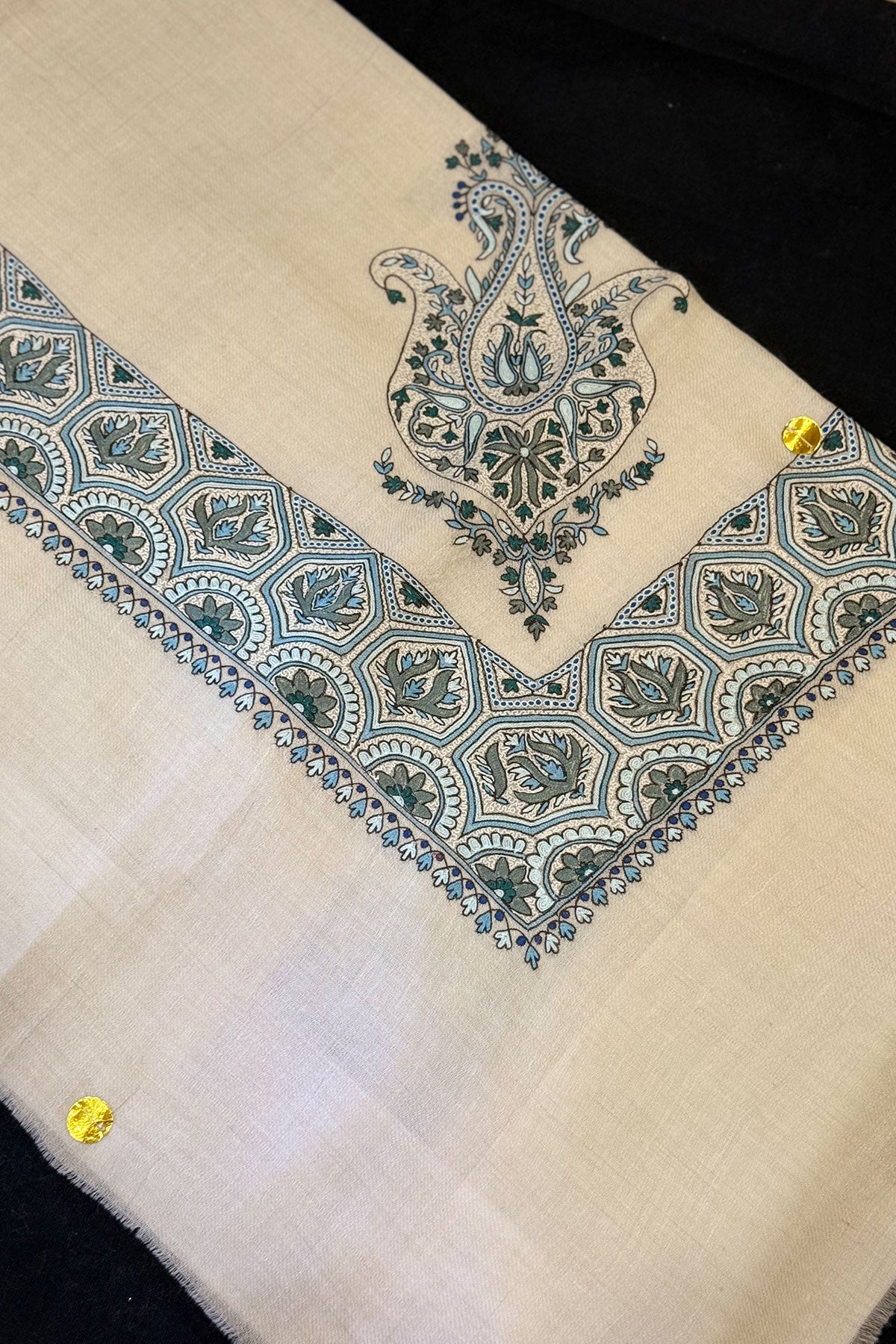HAND EMBROIDERED PASHMINA SHAWL