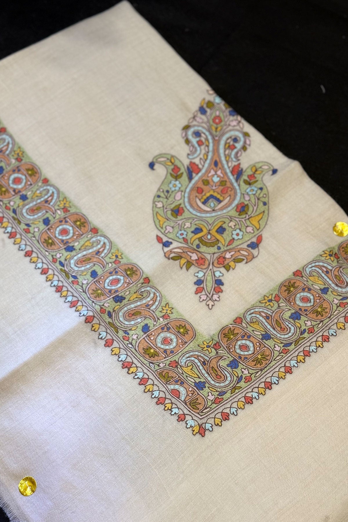 HAND EMBROIDERED PASHMINA SHAWL