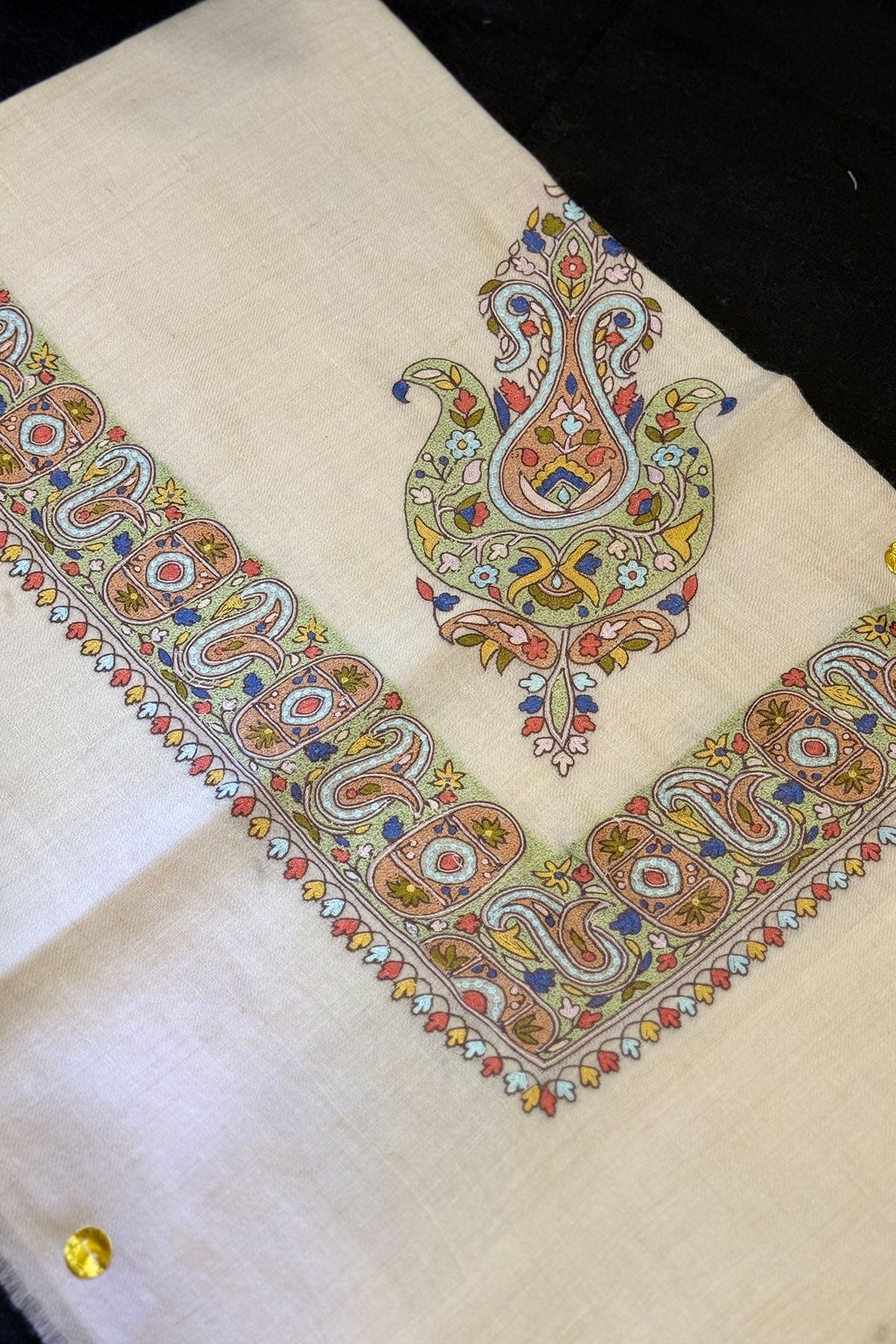 HAND EMBROIDERED PASHMINA SHAWL