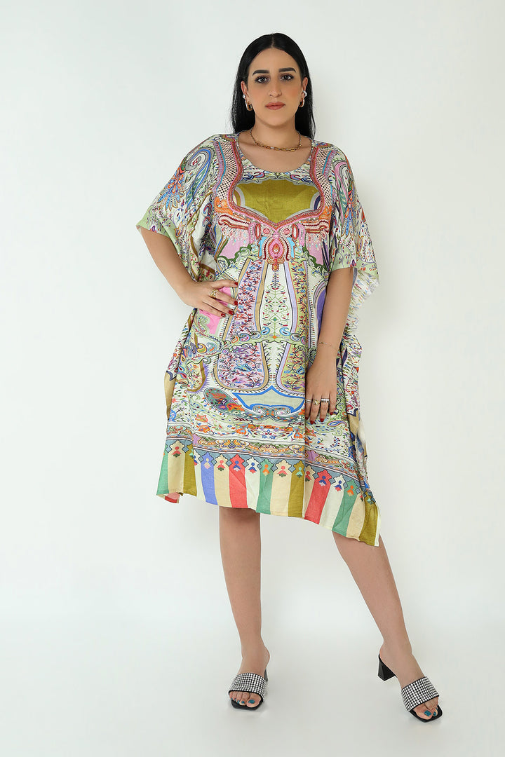 Kalamkari Design Ladies Kaftan