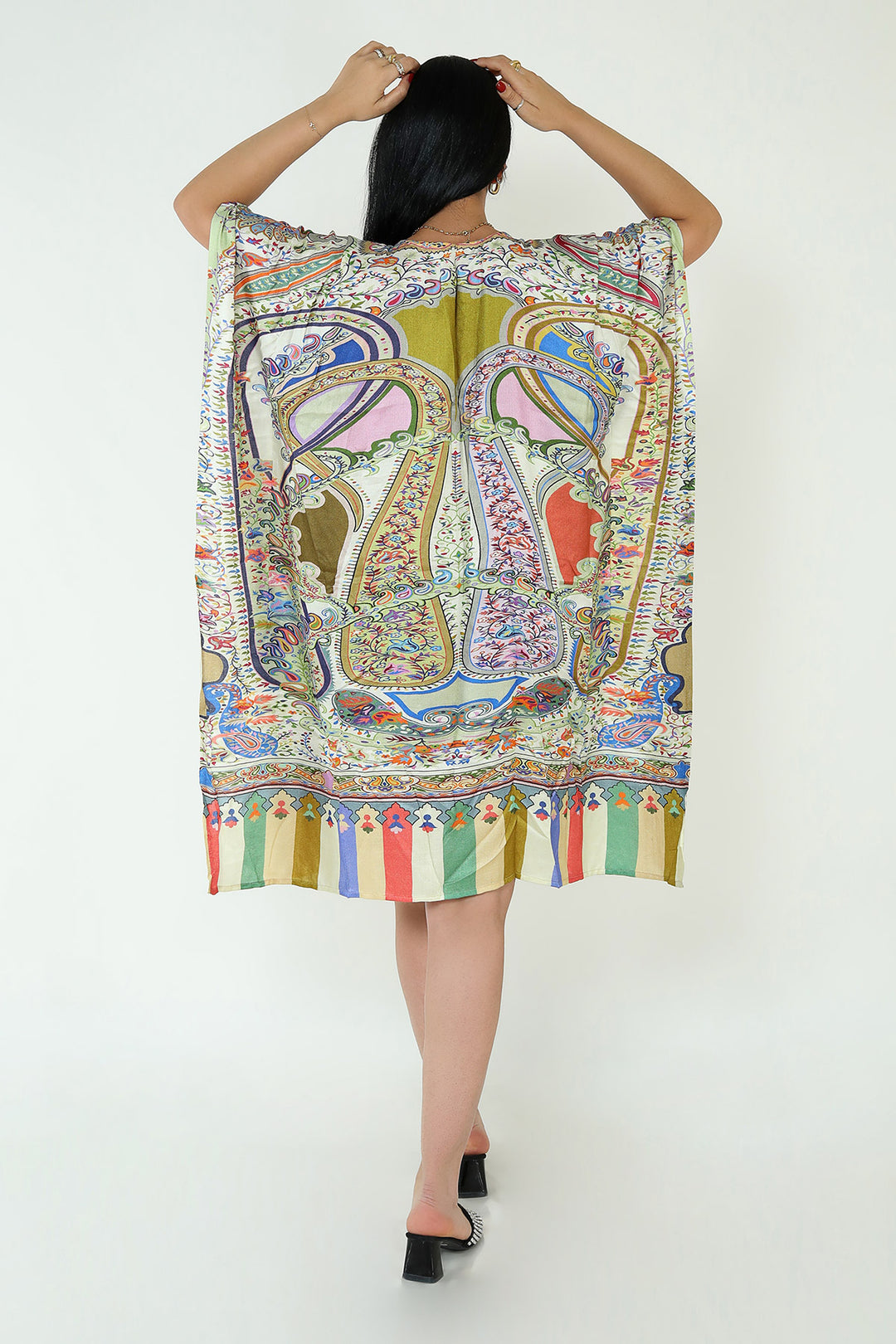 Kalamkari Design Ladies Kaftan