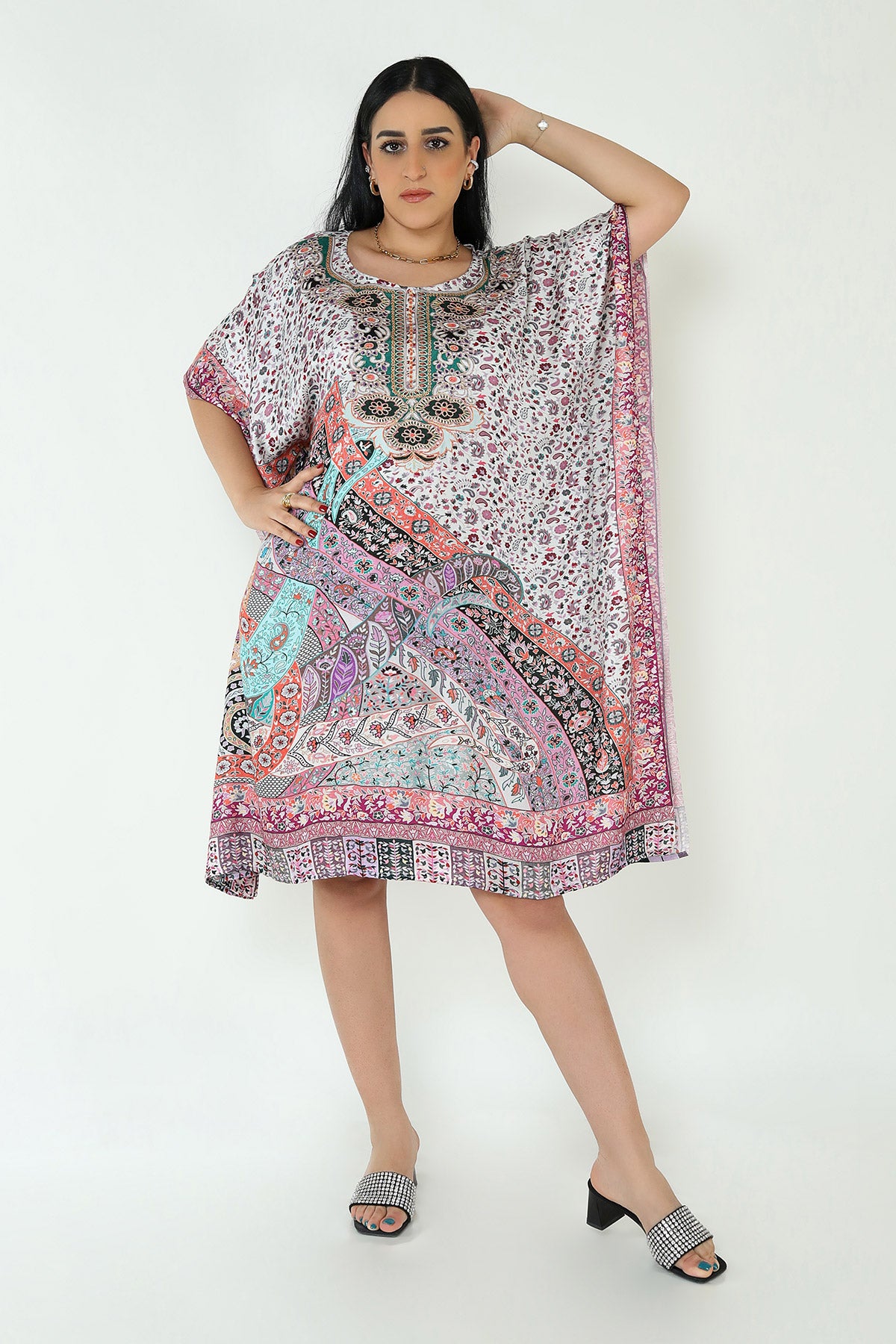 Kalamkari Design Ladies Kaftan