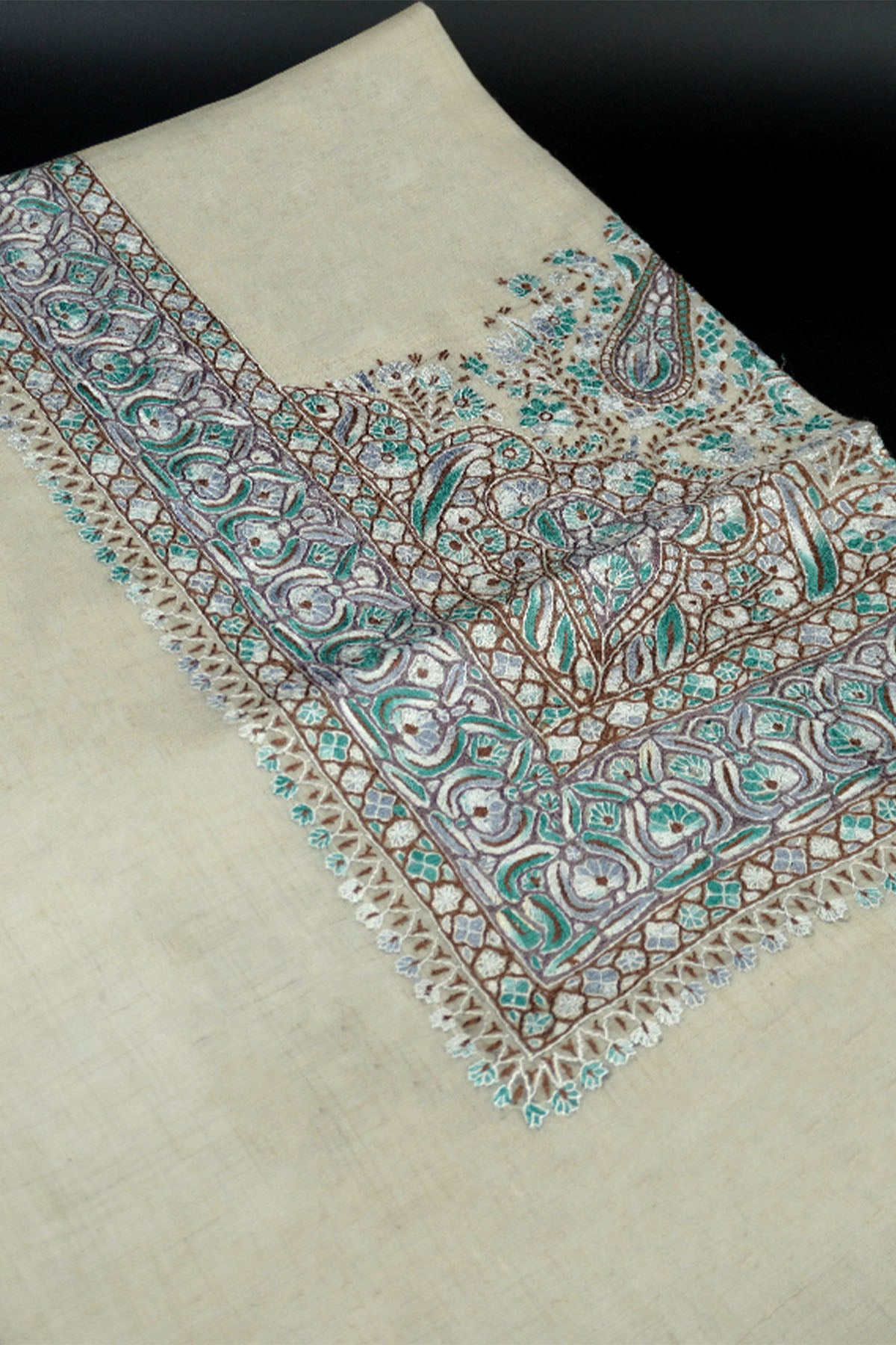 HAND EMBROIDERED PASHMINA SHAWL