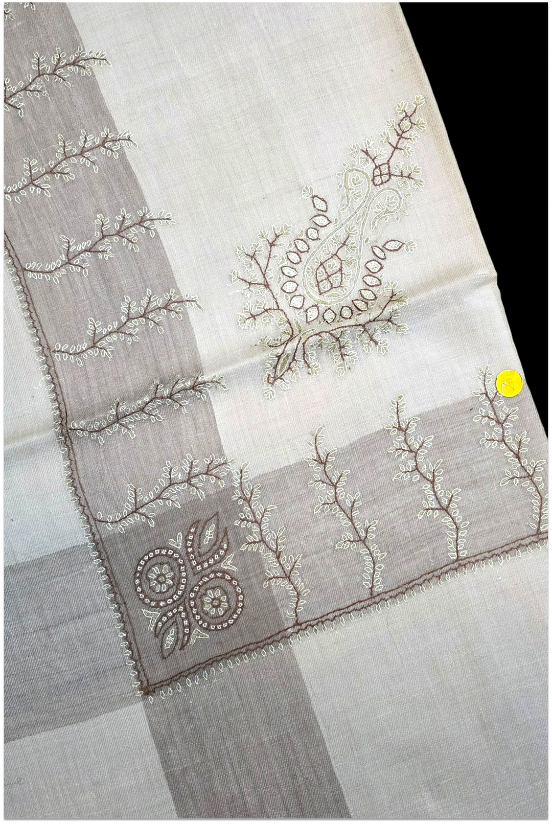 Sélène Heritage — VIP Hand-Embroidered Pashmina Shawl