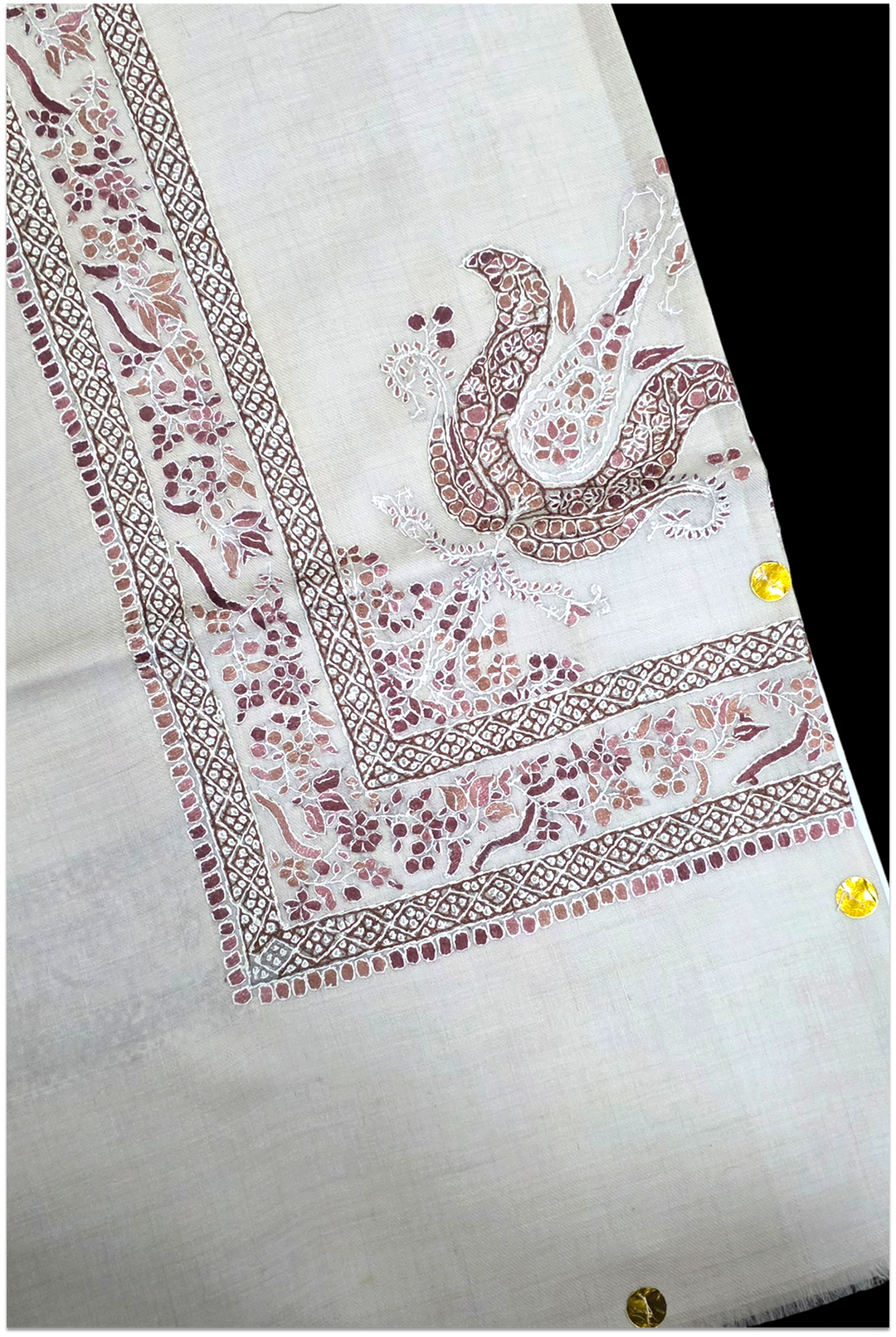 Rosévelle – VIP Hand Embroidered Pashmina Shawl