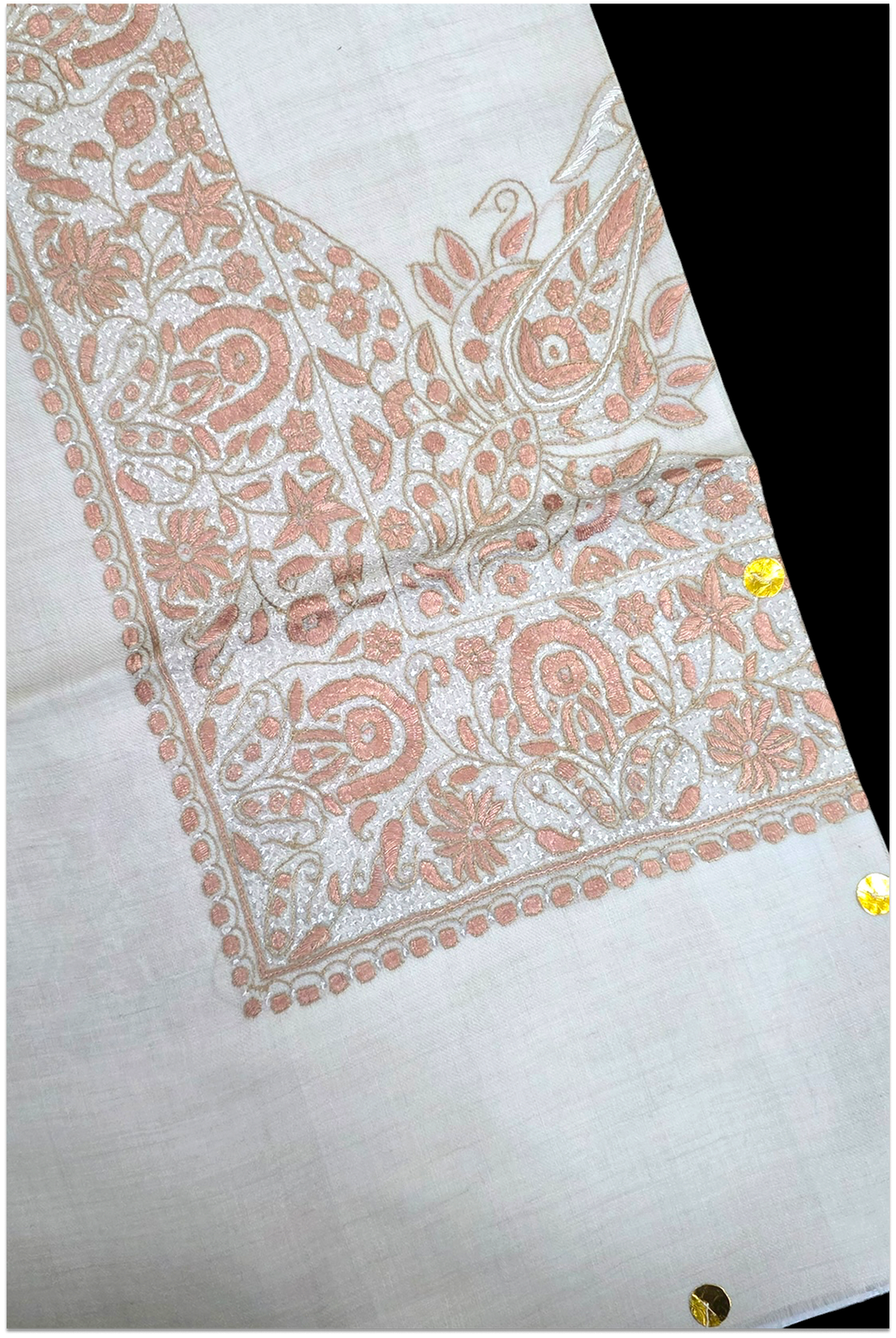 Aurelio — Hand-Embroidered Pashmina Shawl
